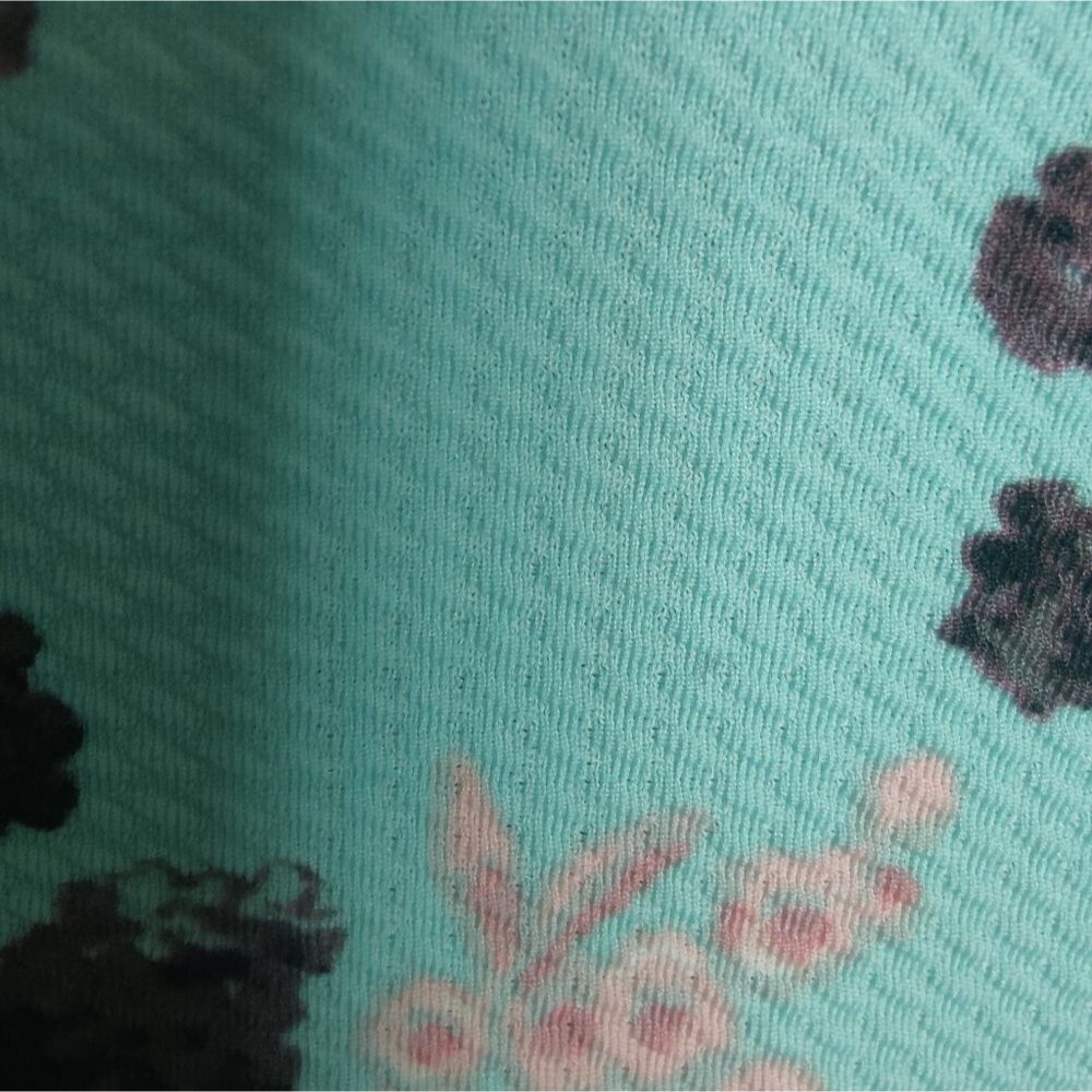 J for Justify Retro Turquoise Floral Mini Skater Dress, Size M - Picture 7 of 10